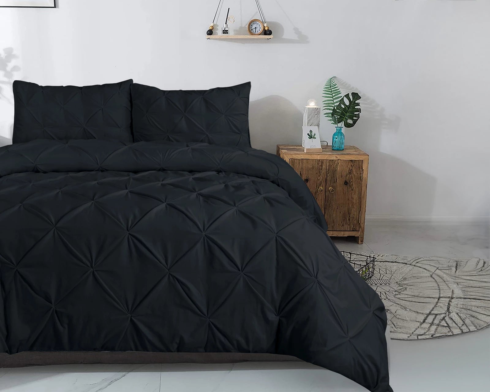 Dekbedovertrek Salvador Zwart 100% katoen