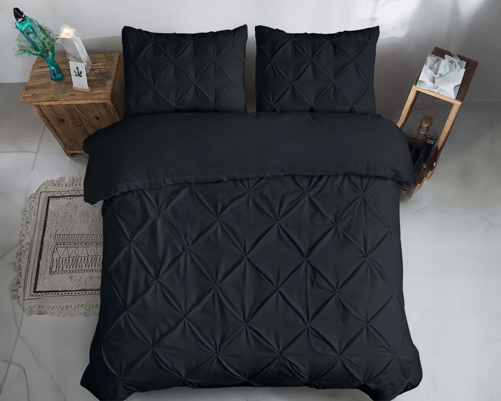 Dekbedovertrek Salvador Zwart 100% katoen