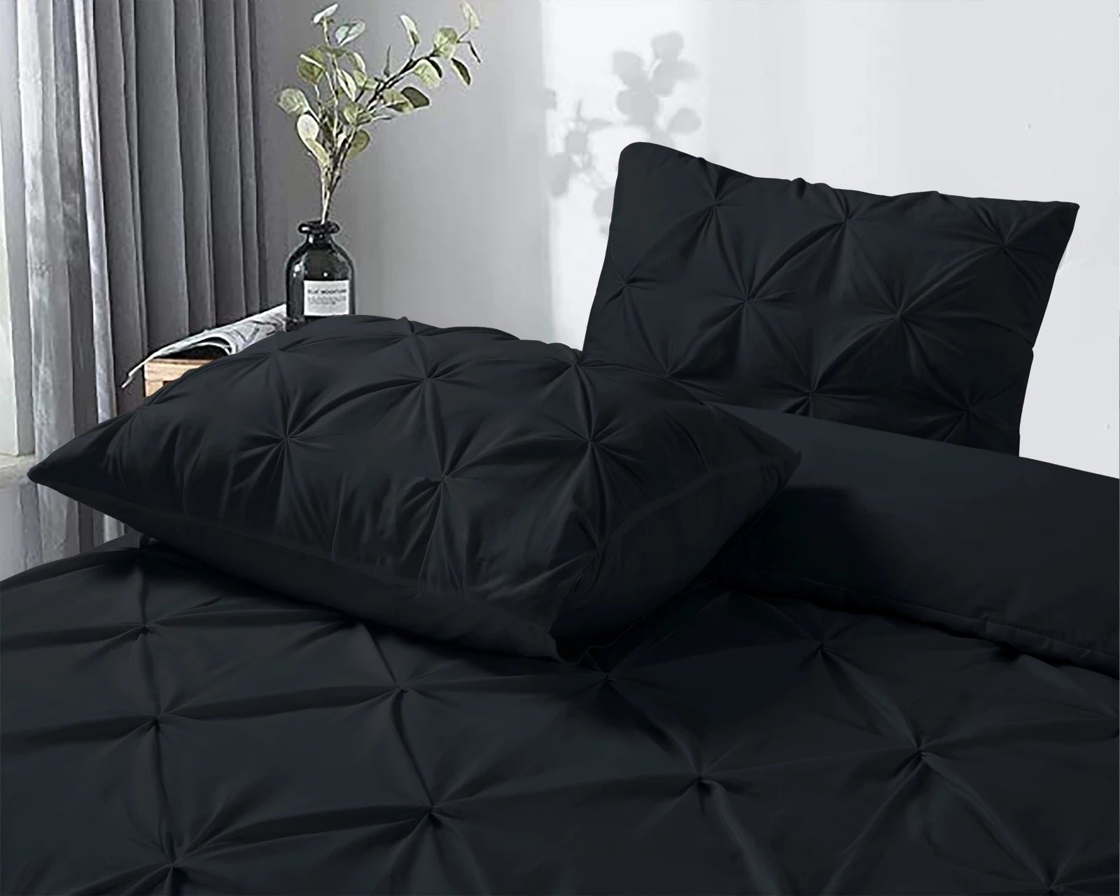 Dekbedovertrek Salvador Zwart 100% katoen