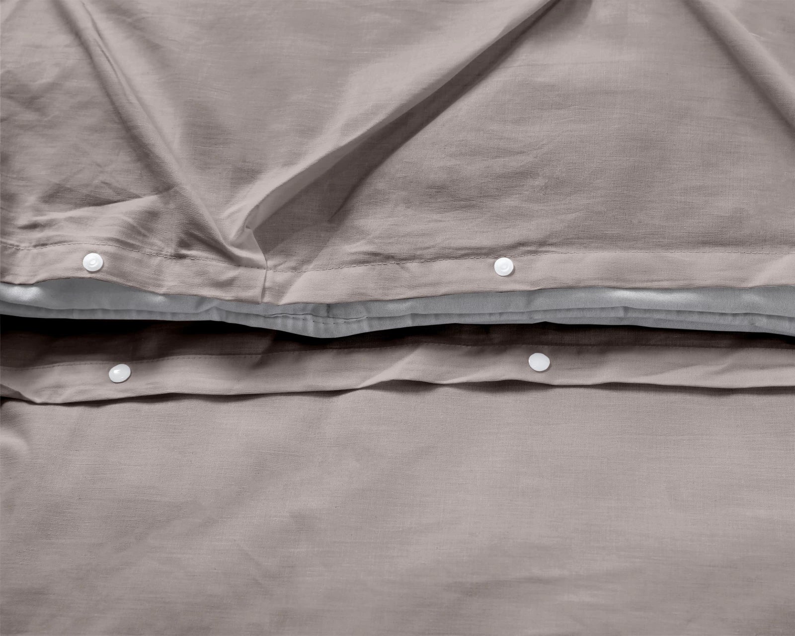 Dekbedovertrek Salvador taupe 100% katoen