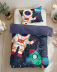 Dekbedovertrek Space man 2