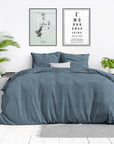 Dekbedovertrek Stone Washed Blauw