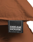 Dekbedovertrek Stone Washed Bruin