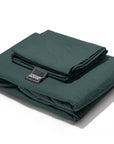 Dekbedovertrek Stone Washed Donker groen