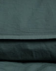 Dekbedovertrek Stone Washed Donker groen