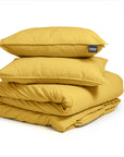 Dekbedovertrek Stone Washed Mustard