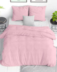 Dekbedovertrek Stone Washed Roze
