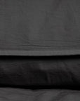 Dekbedovertrek Stone Washed Zwart