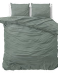 Dekbedovertrek Stone Washed groen