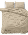 Dekbedovertrek Stone Washed zand