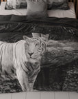 Dekbedovertrek Tigers Grijs