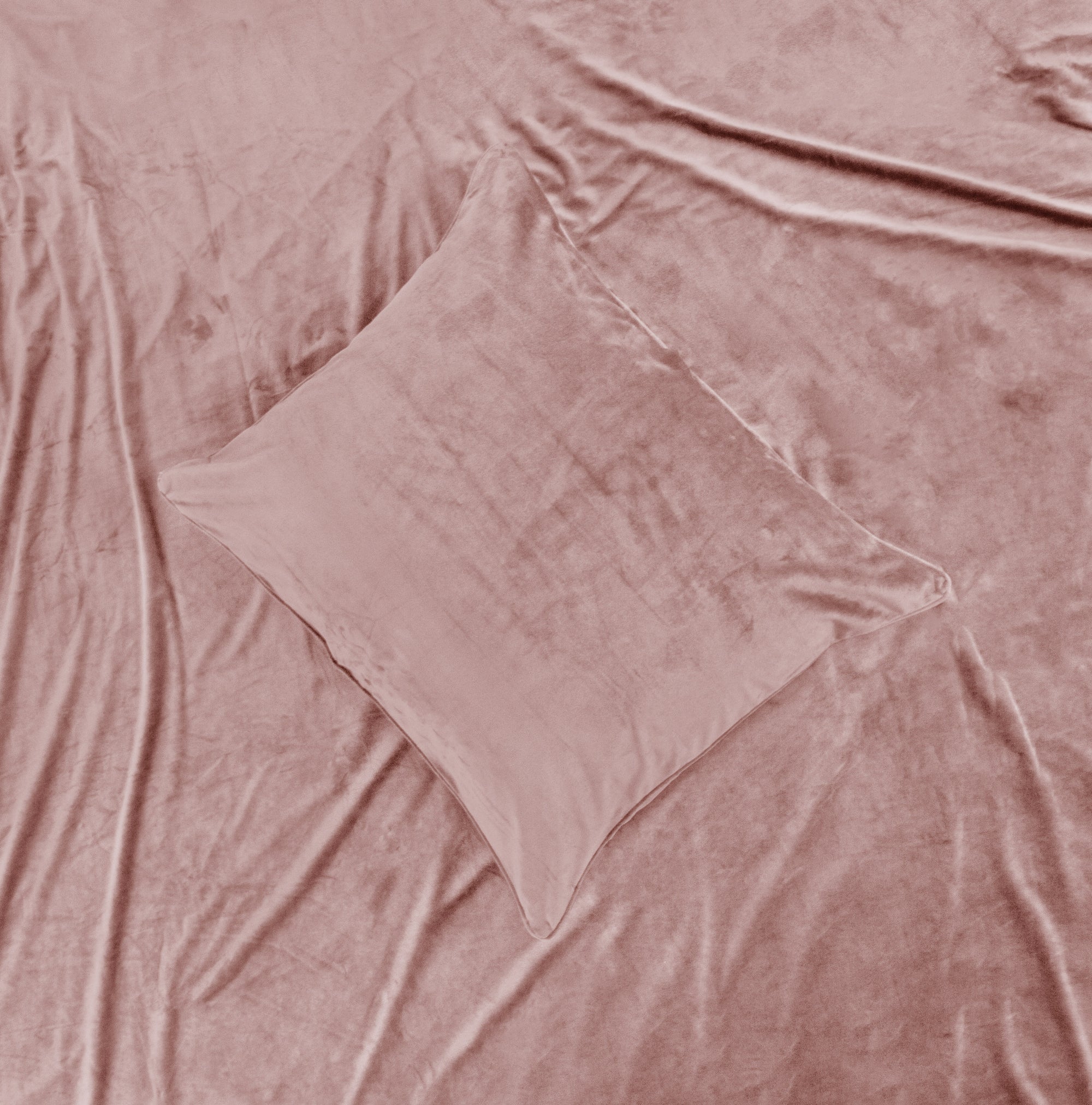 Dekbedovertrek Velvet Piping Roze