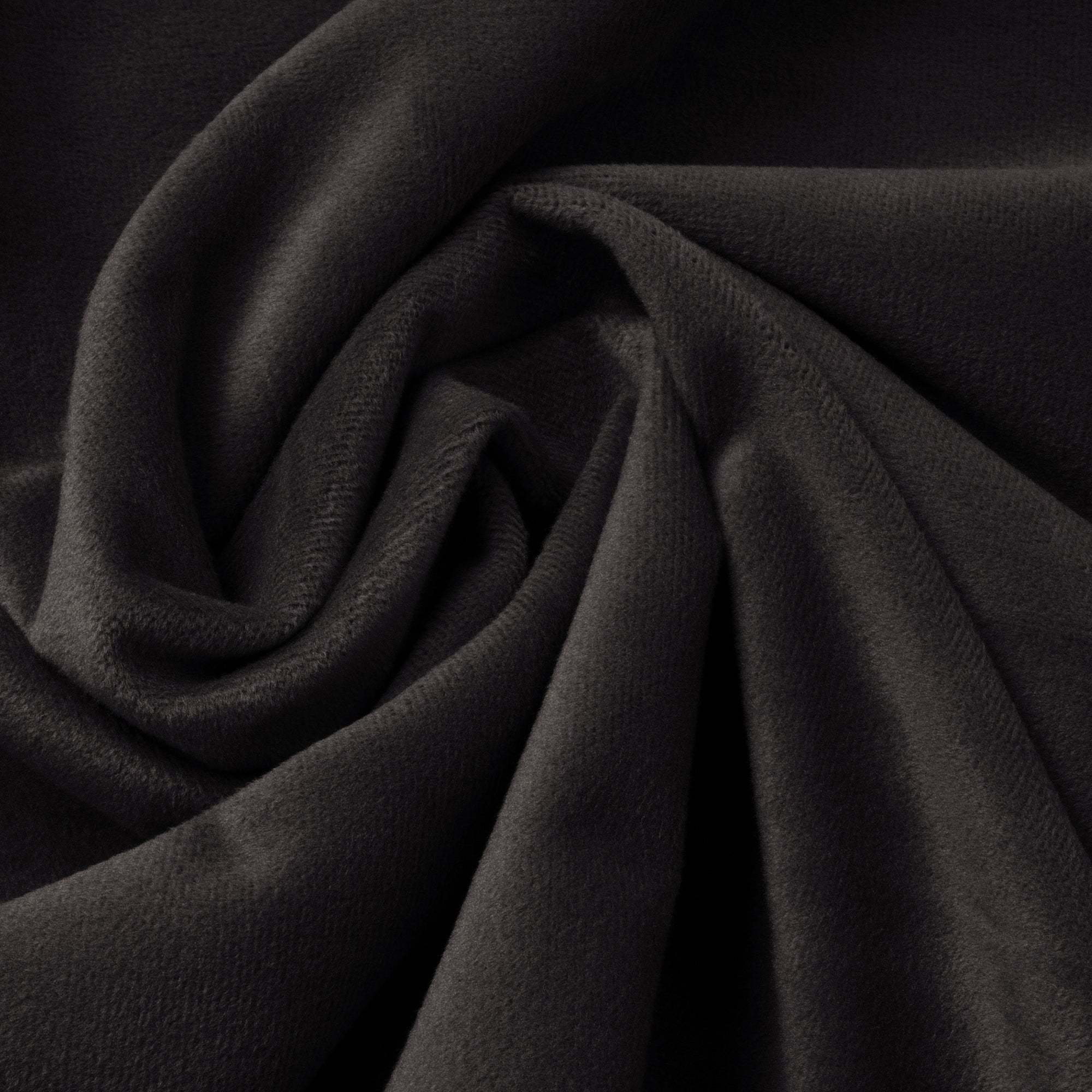 Dekbedovertrek Velvet Piping Zwart