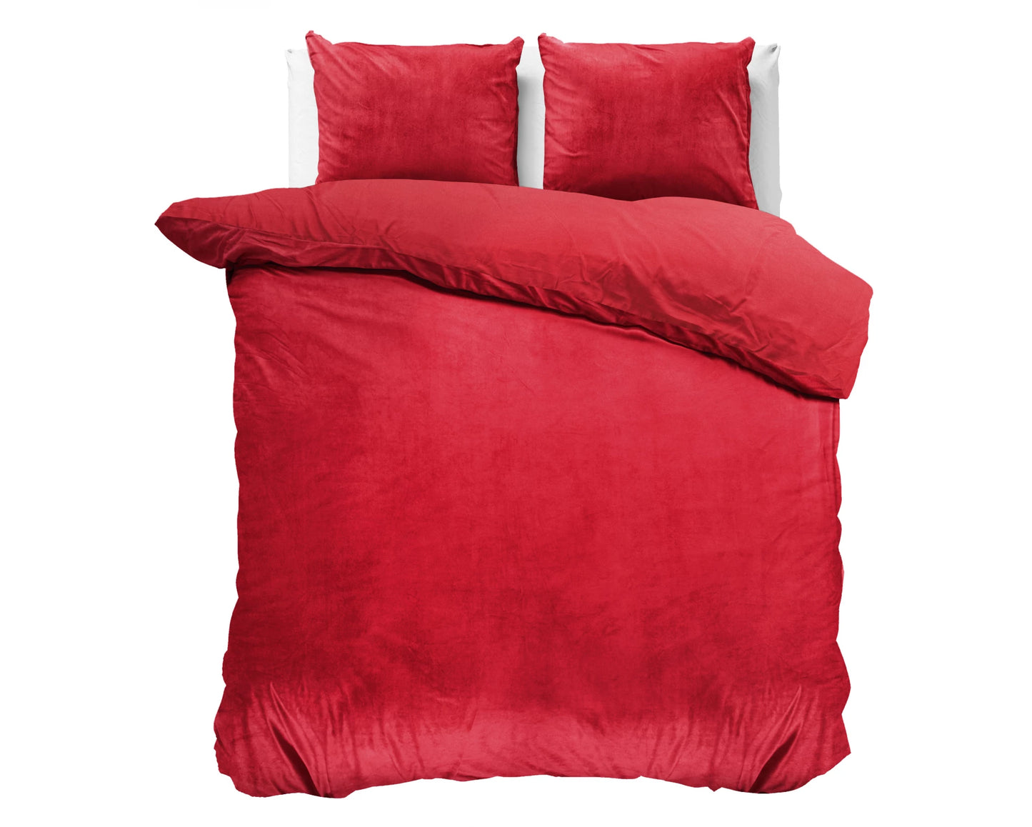Dekbedovertrek Velvet Rood