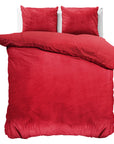 Dekbedovertrek Velvet Rood