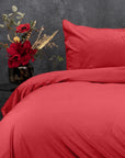Dekbedovertrek Velvet Rood