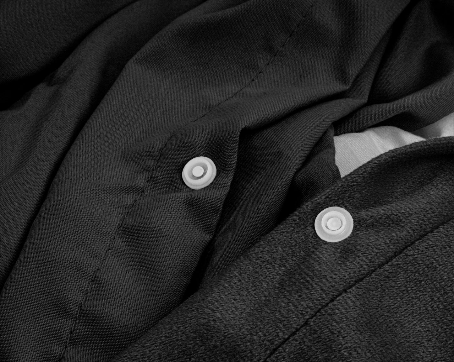 Dekbedovertrek Velvet Zwart