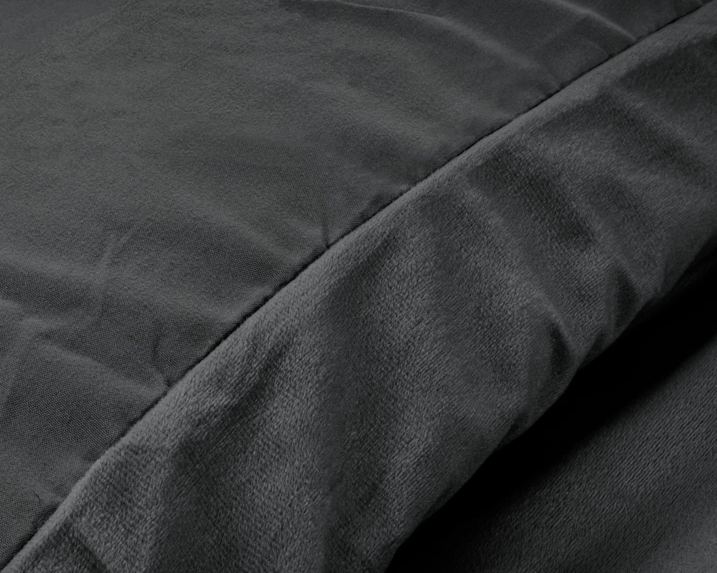 Dekbedovertrek Velvet antracite