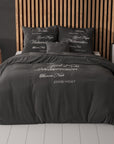 Dekbedovertrek Welterusten Zwart