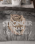 Dekbedovertrek stronger Grijs