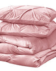 Dekbedovertrek velvet pintuck Roze