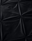 Dekbedovertrek velvet pintuck zwart