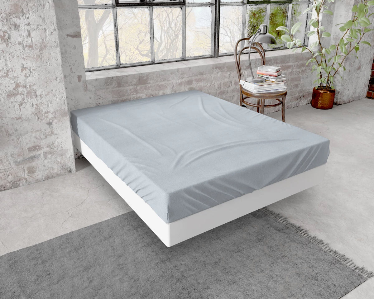 Flanel Premium Hoeslaken Grijs