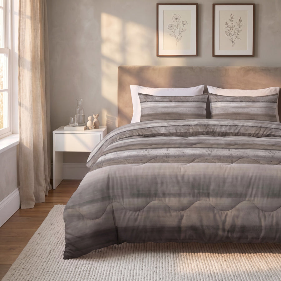 Lazy dekbed Marcus Taupe