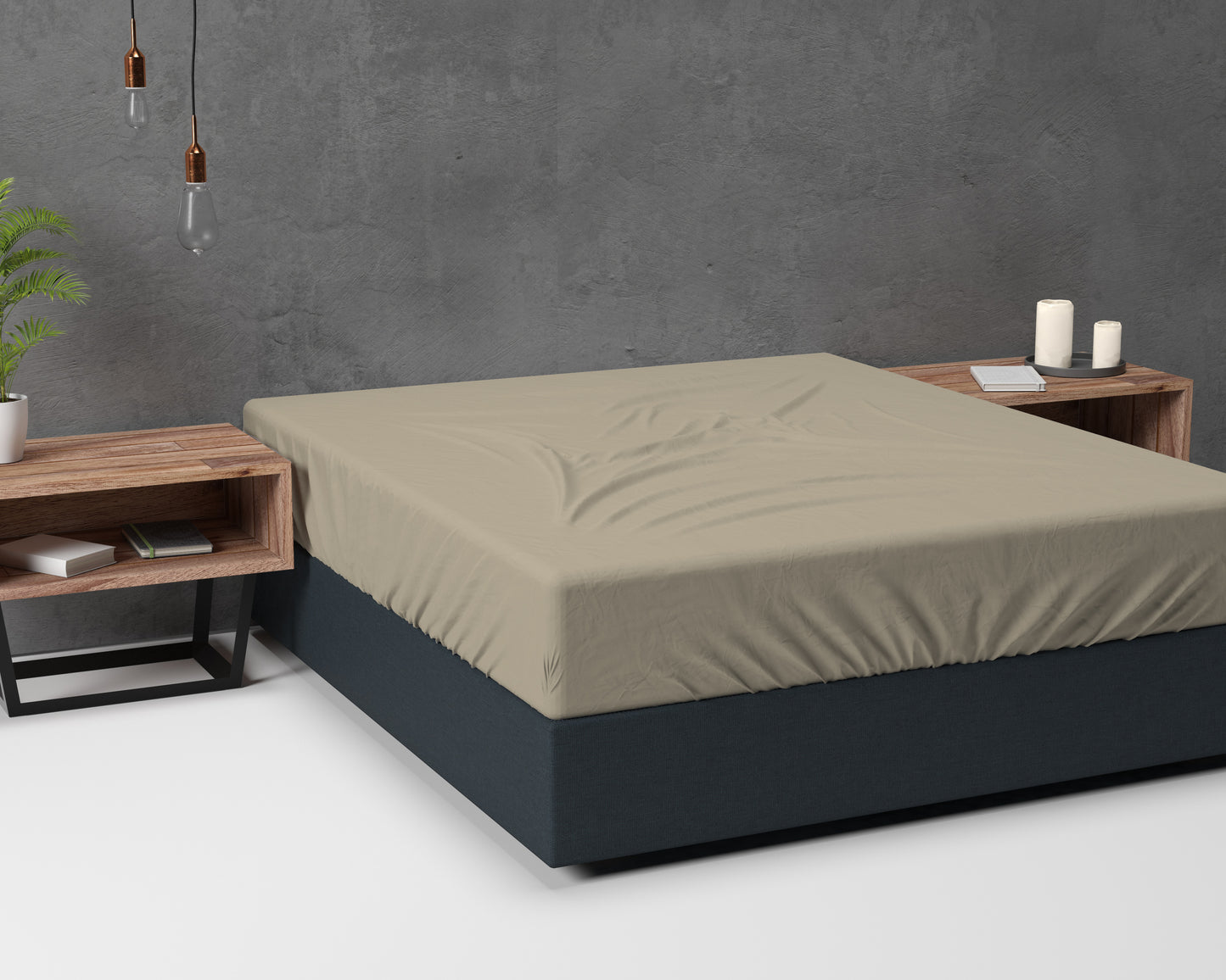 Matras hoeslaken - flanel basic