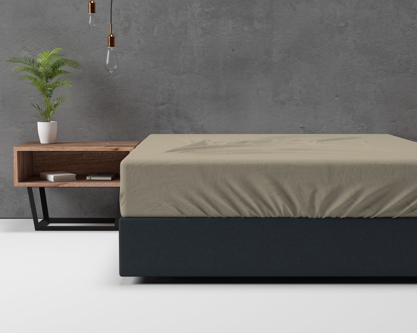 Matras hoeslaken - flanel basic