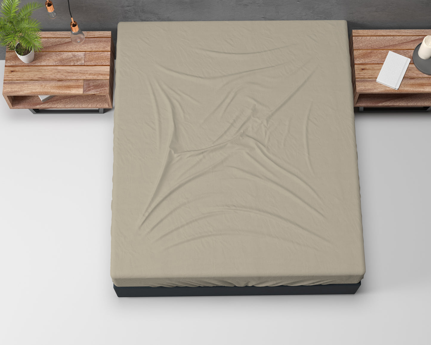 Matras hoeslaken - flanel basic