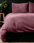 Dekbedovertrek Teddy Rib - OUTLET