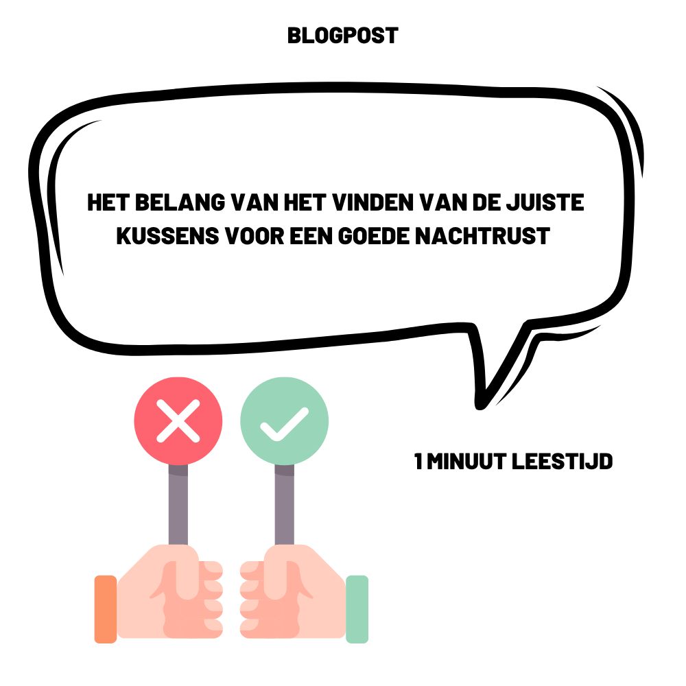 Het belang van het vinden van de juiste kussens voor een goede nachtrust