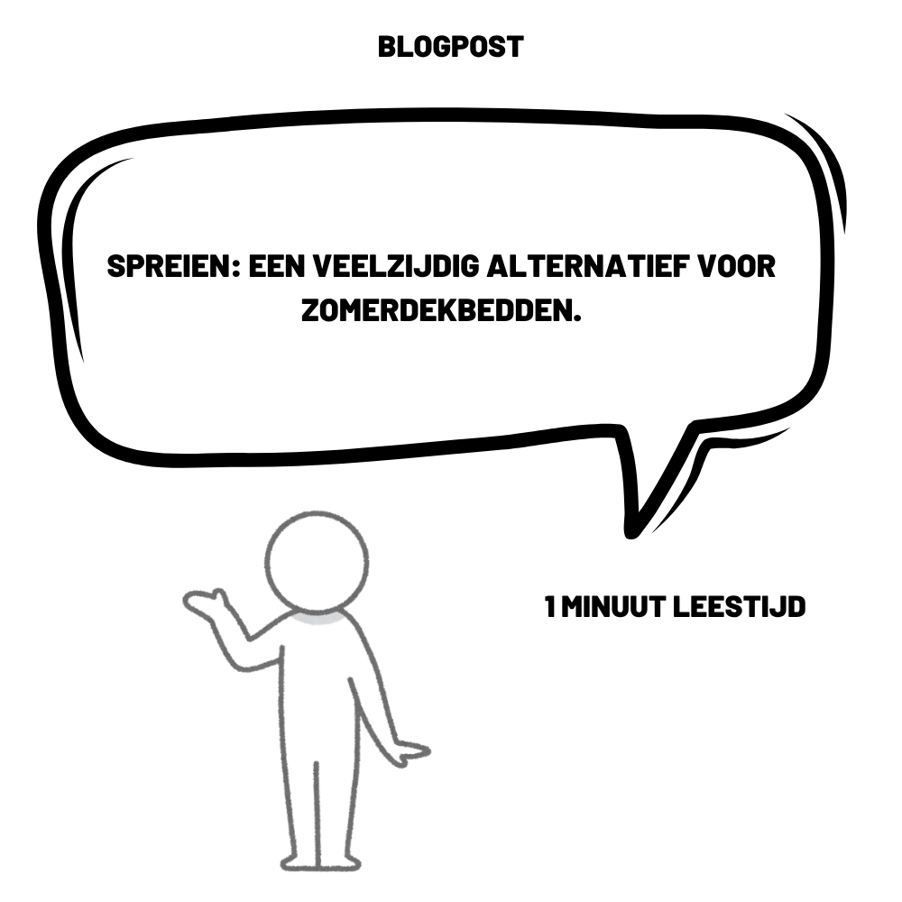 Spreien: Een veelzijdig alternatief voor zomerdekbedden.