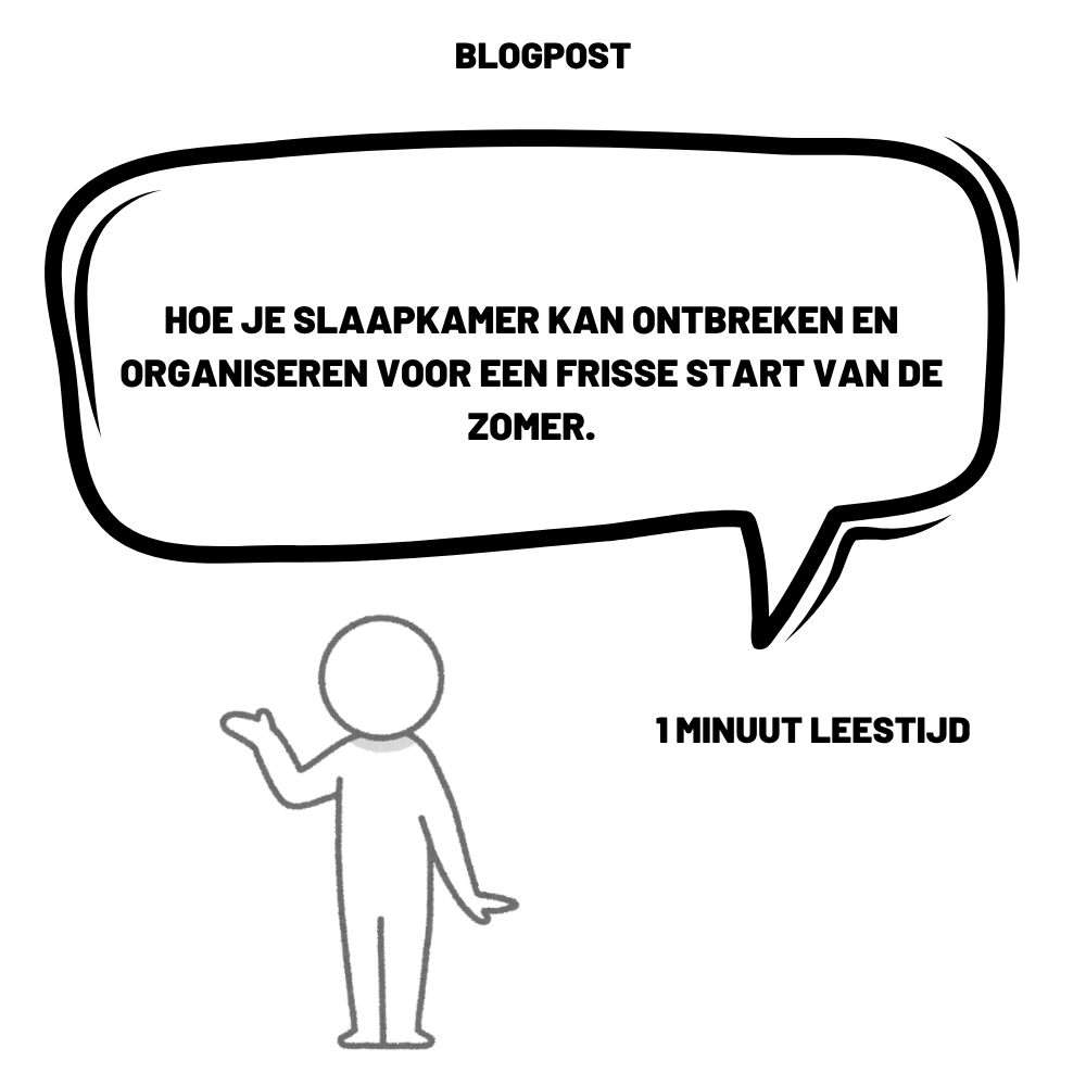 Hoe je je slaapkamer kan opruimen en organiseren voor een frisse start van de zomer