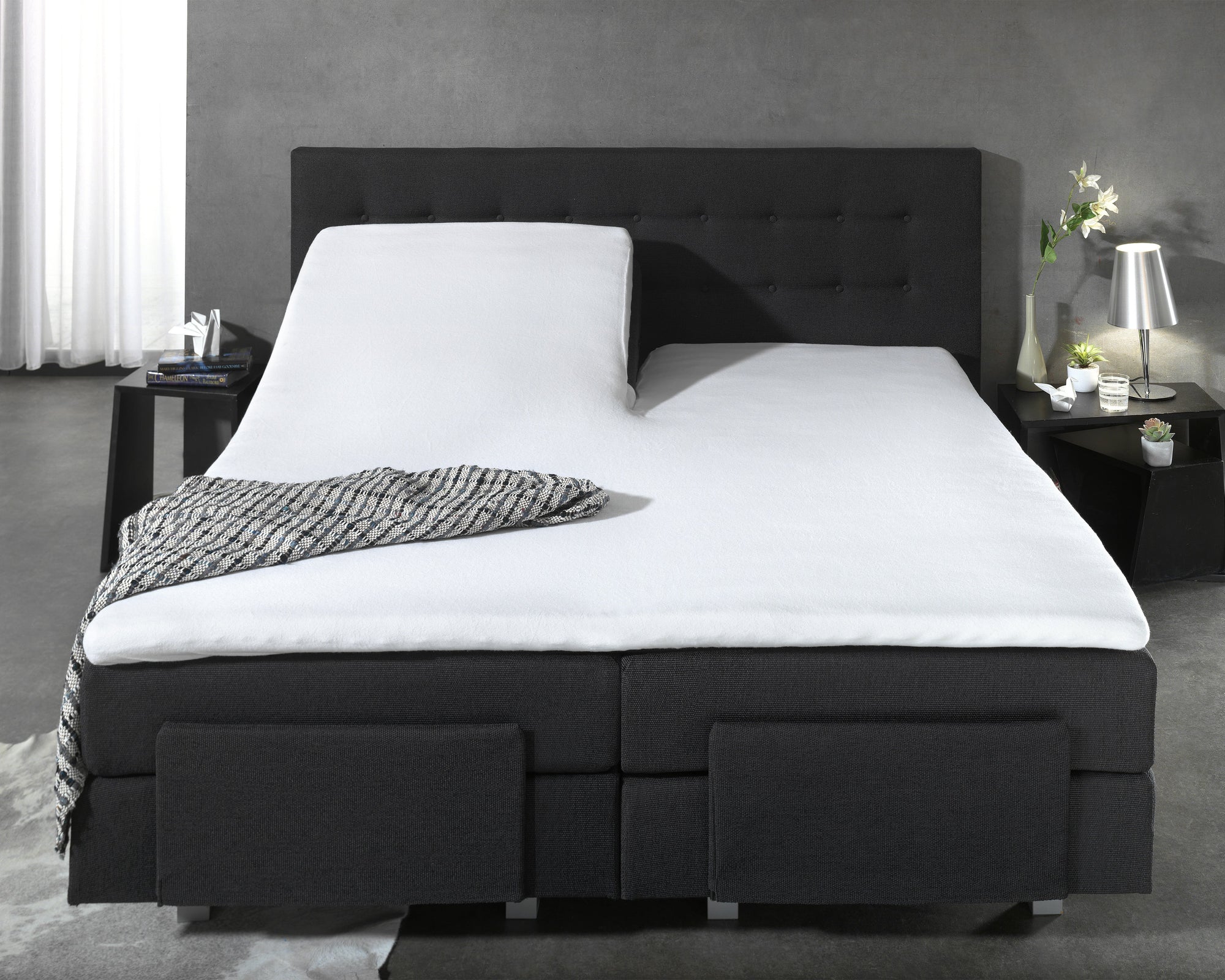 Splittopper matrasbeschermer