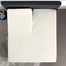 Splittopper Katoen Hoeslaken Creme