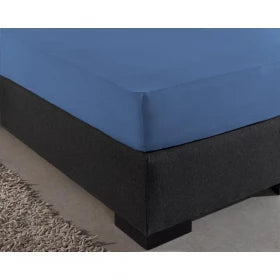 Enkel Jersey 135 gr. Hoeslaken Blauw