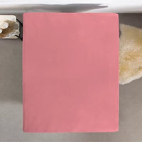 Enkel Jersey 135 gr. Hoeslaken Roze