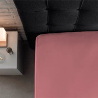 Enkel Jersey 135 gr. Hoeslaken Roze