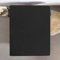 Dubbel Jersey 220 gr. Hoeslaken Zwart