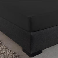 Dubbel Jersey 220 gr. Hoeslaken Zwart