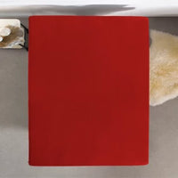 Dubbel Jersey 220 gr. Hoeslaken Rood