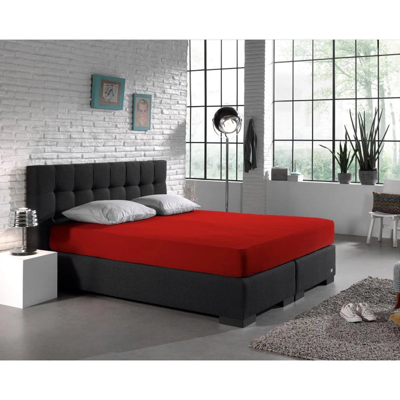 Dubbel Jersey 220 gr. Hoeslaken Rood