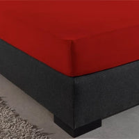 Dubbel Jersey 220 gr. Hoeslaken Rood