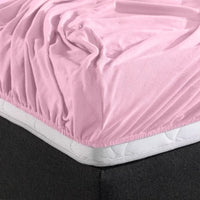 Dubbel Jersey 220 gr. Hoeslaken Roze