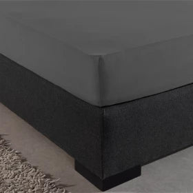 Enkel Jersey 135 gr. Hoeslaken Antraciet