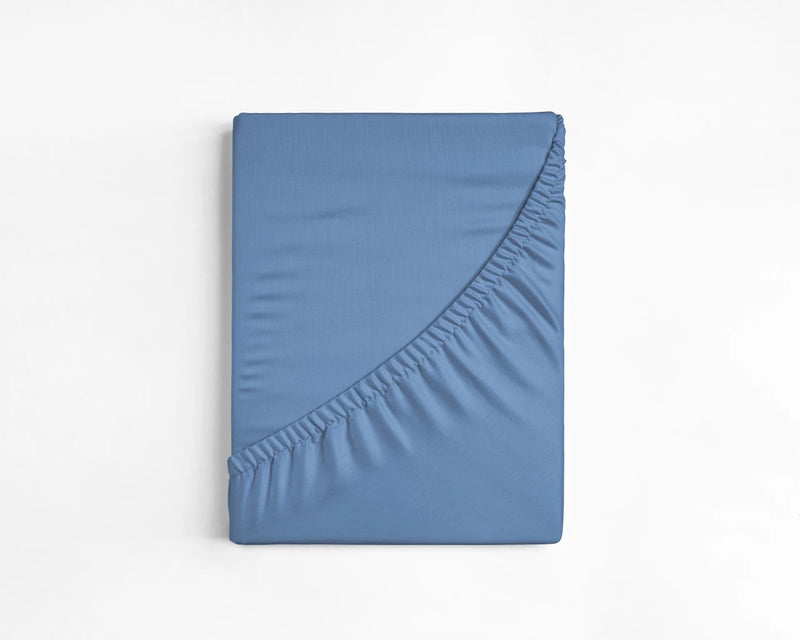 Katoenen Hoeslaken Blauw