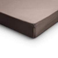 Satijnen Hoeslaken Taupe