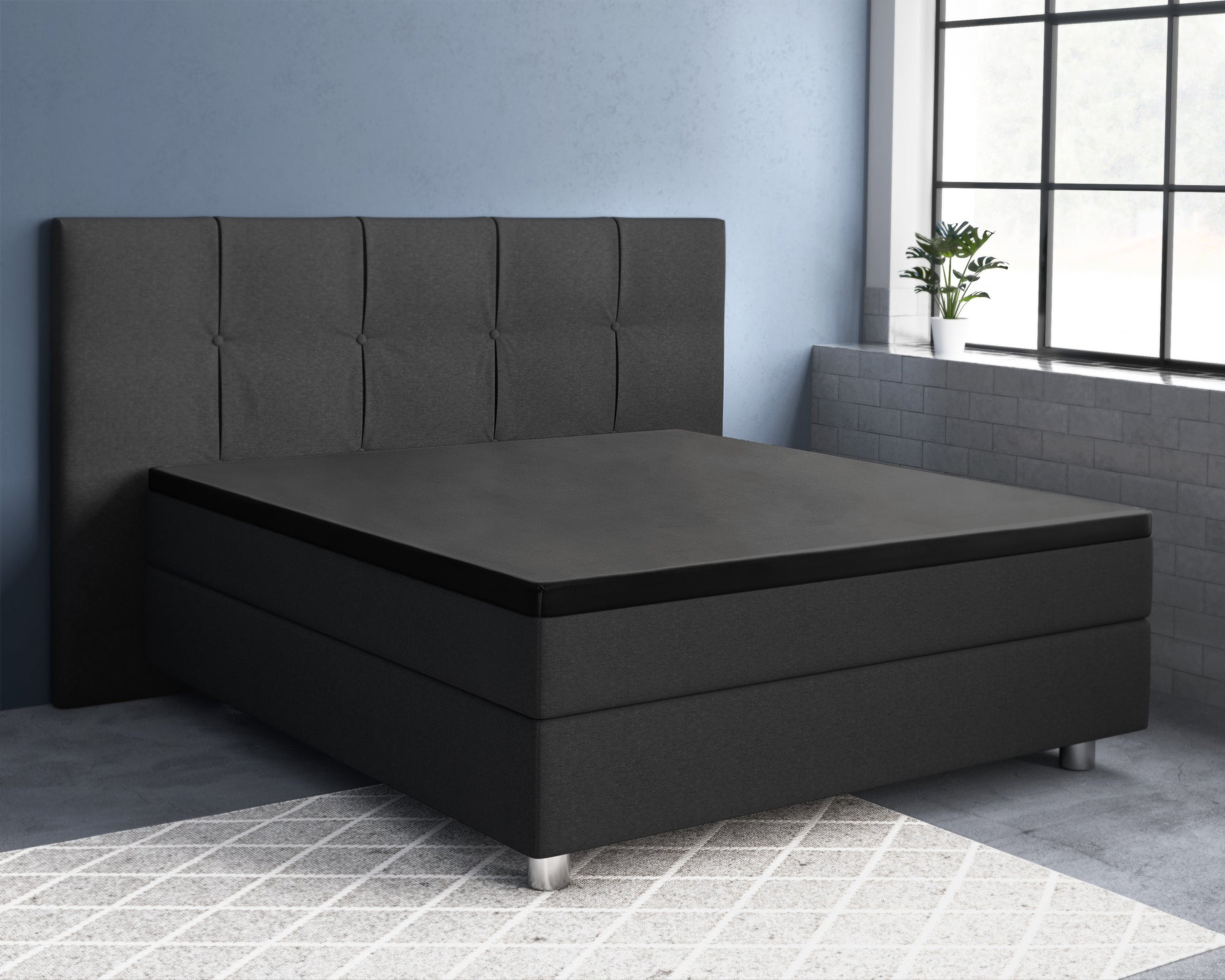 Topper Spannbettlaken - Baumwolle/Satin